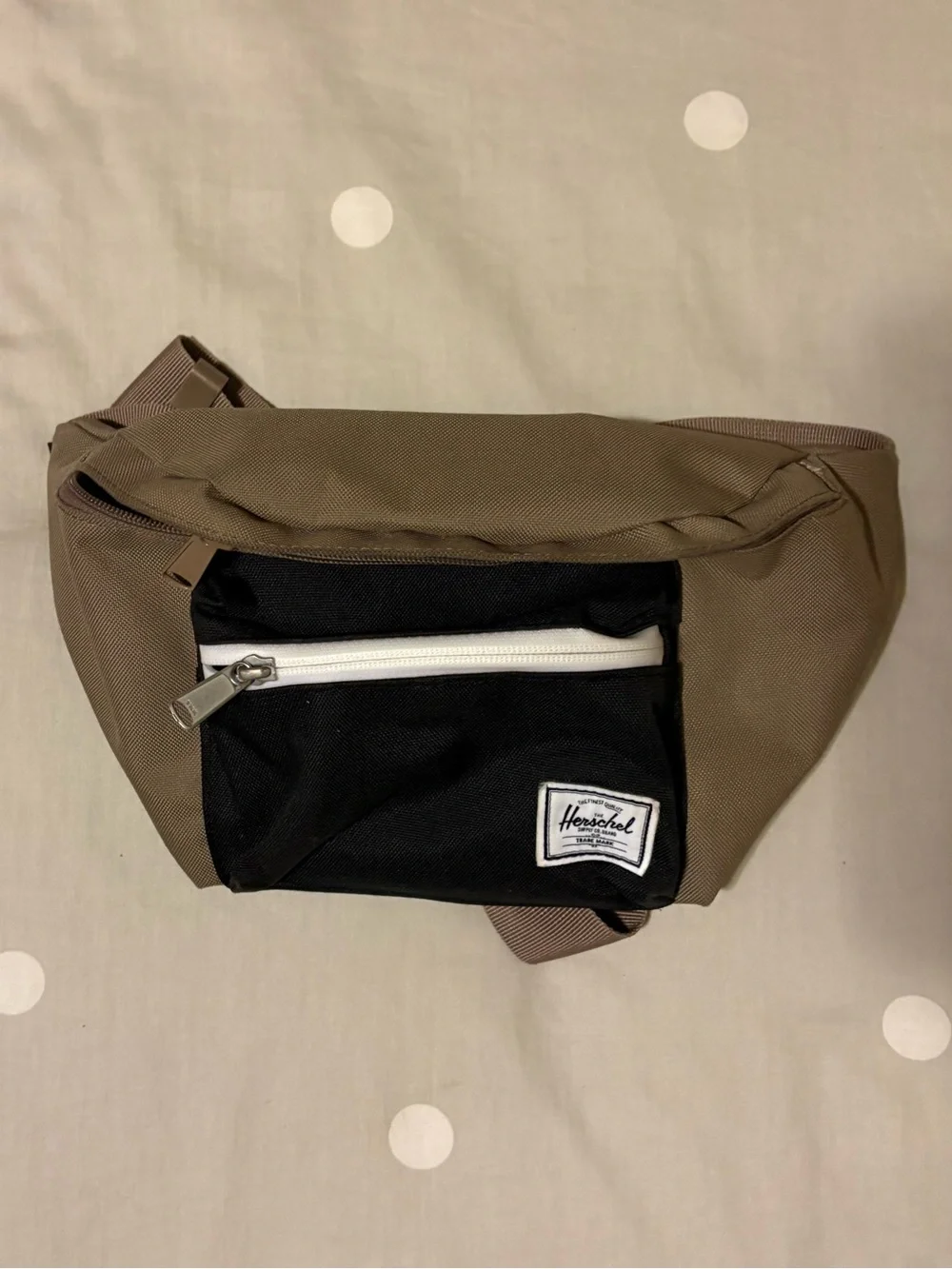 Herschel Supply Company Two-Tone Brown and Black Belt Bag